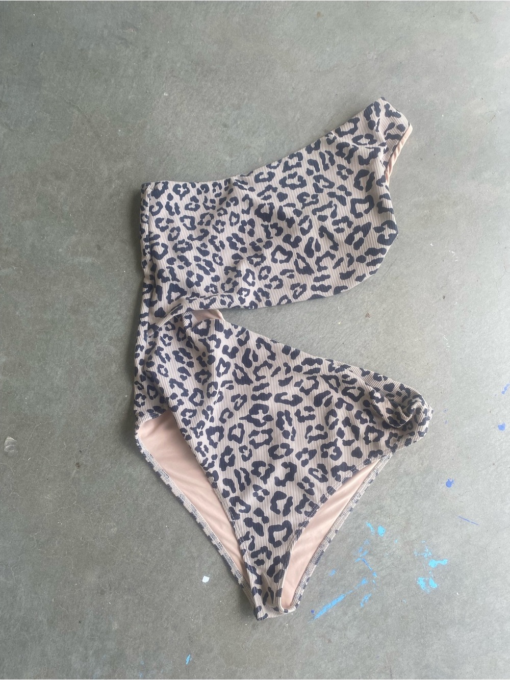 Beach Riot Celine Leopard One-Piece Large - Picture 2 of 6